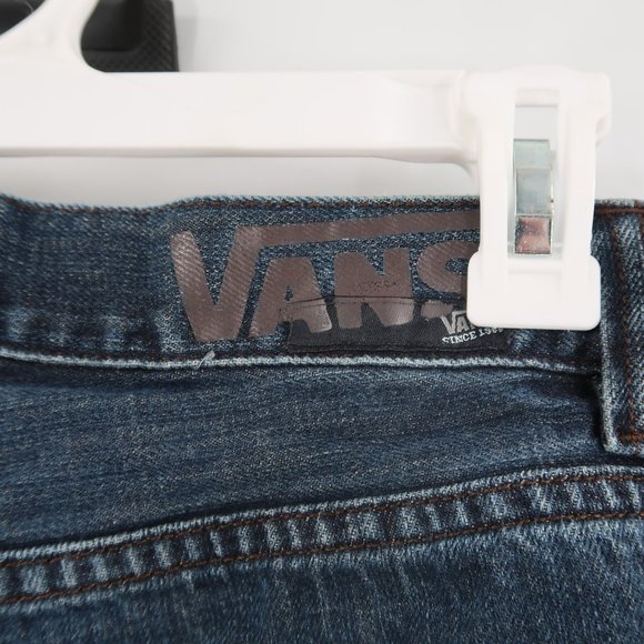 Men's Vans Dark Denim Jeans Straight Leg Size 30 x 30 - Picture 4 of 8